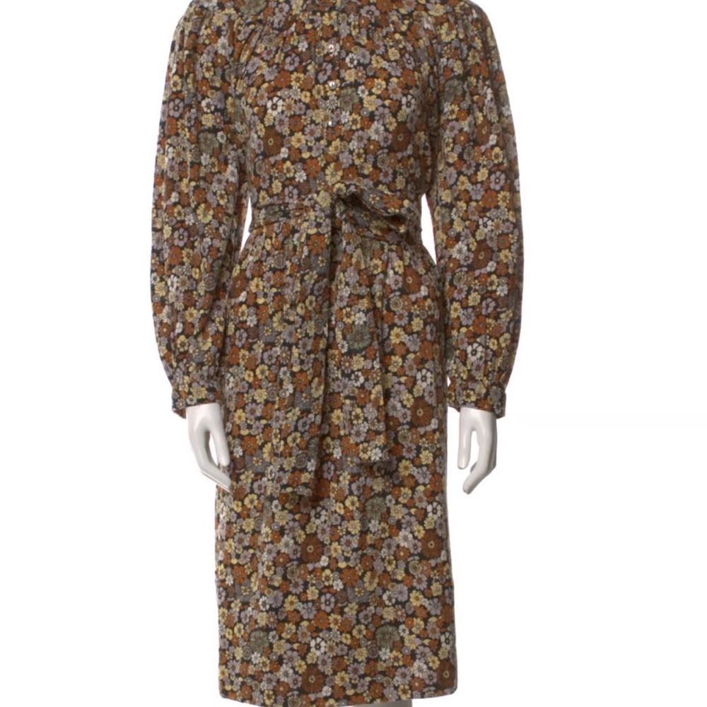 Antik Batik Colleen Gathered floral dress